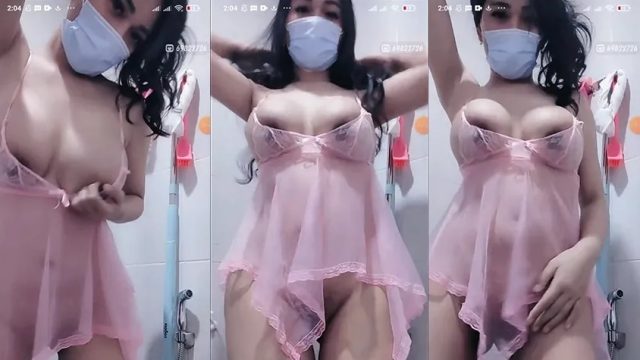 Cewek Cantik Citra Tobrut Lepas Hijab Mandi Full Body Toge